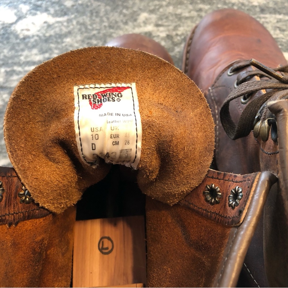 Redwing Blacksmith Boots.  Size 10D.  Copper Rough and Tough.